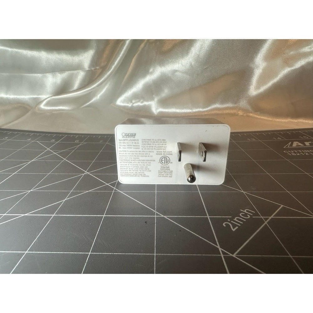 Lot Of 3! Feit Electric Wi-Fi Smart Plug, BPPLUG/WIFI/3 - Picture 7 of 9